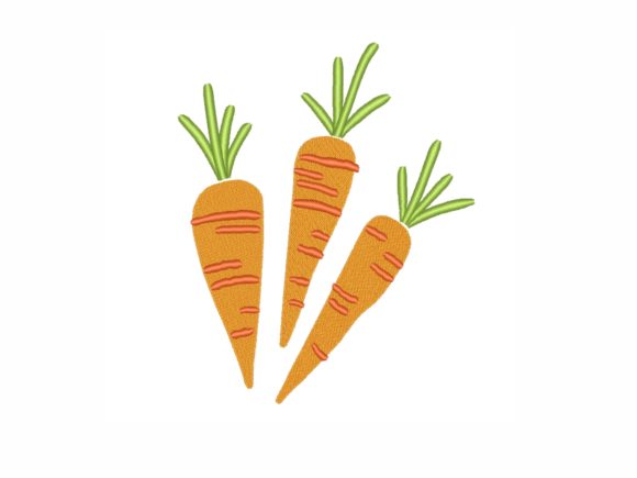 Carrots Embroidery Design: A Designer's Review for Easter Projects