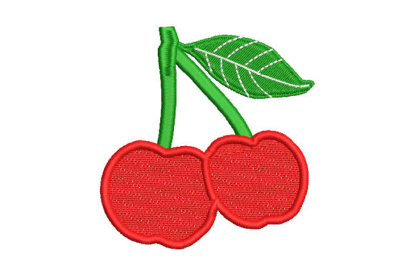 Cherries with Leaves: A Sweet Embroidery Design Review