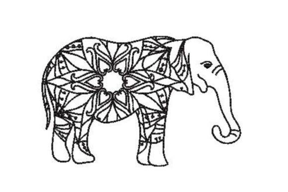 Elephant in Mandala Style: A Designer's Review