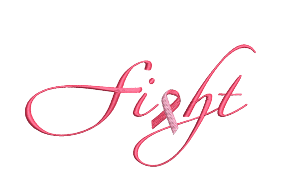 Fight: A Designer's Review of This Cancer Awareness Embroidery Design