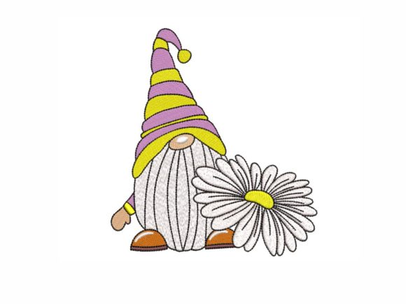 Gnome with a Daisy: A Seasonal Embroidery Review