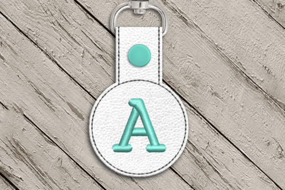 Review: Letter a ITH Round Key Fob Applique for Brands