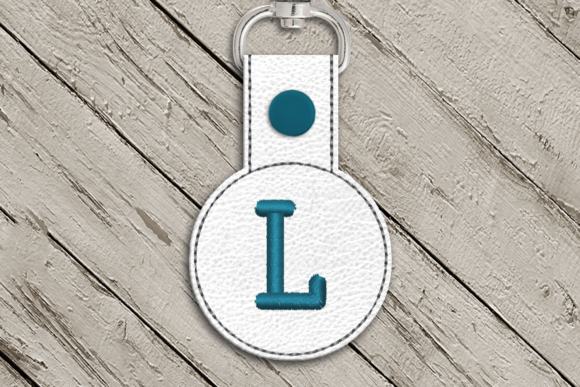 Review: Letter L ITH Round Key Fob Applique for Holidays