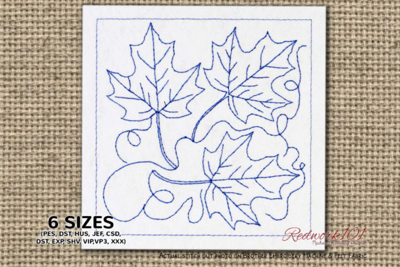 Review: Set of Maple Leaves Bluework for Holiday Collections