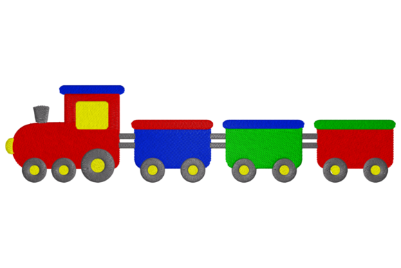 Toy Train: A Festive Stitch for Holiday Collections