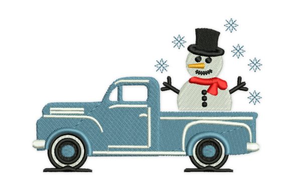 Vintage Truck Snowman: A Designer's Review for Winter Gifts